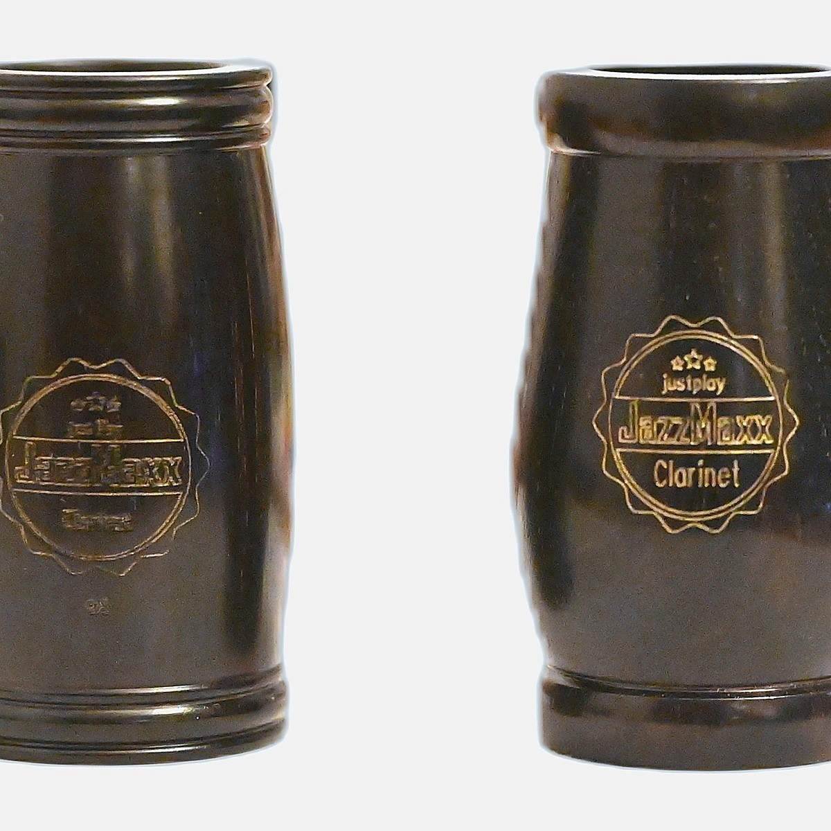Zwei Woody Barrels mit JazzMaxx-Gravur