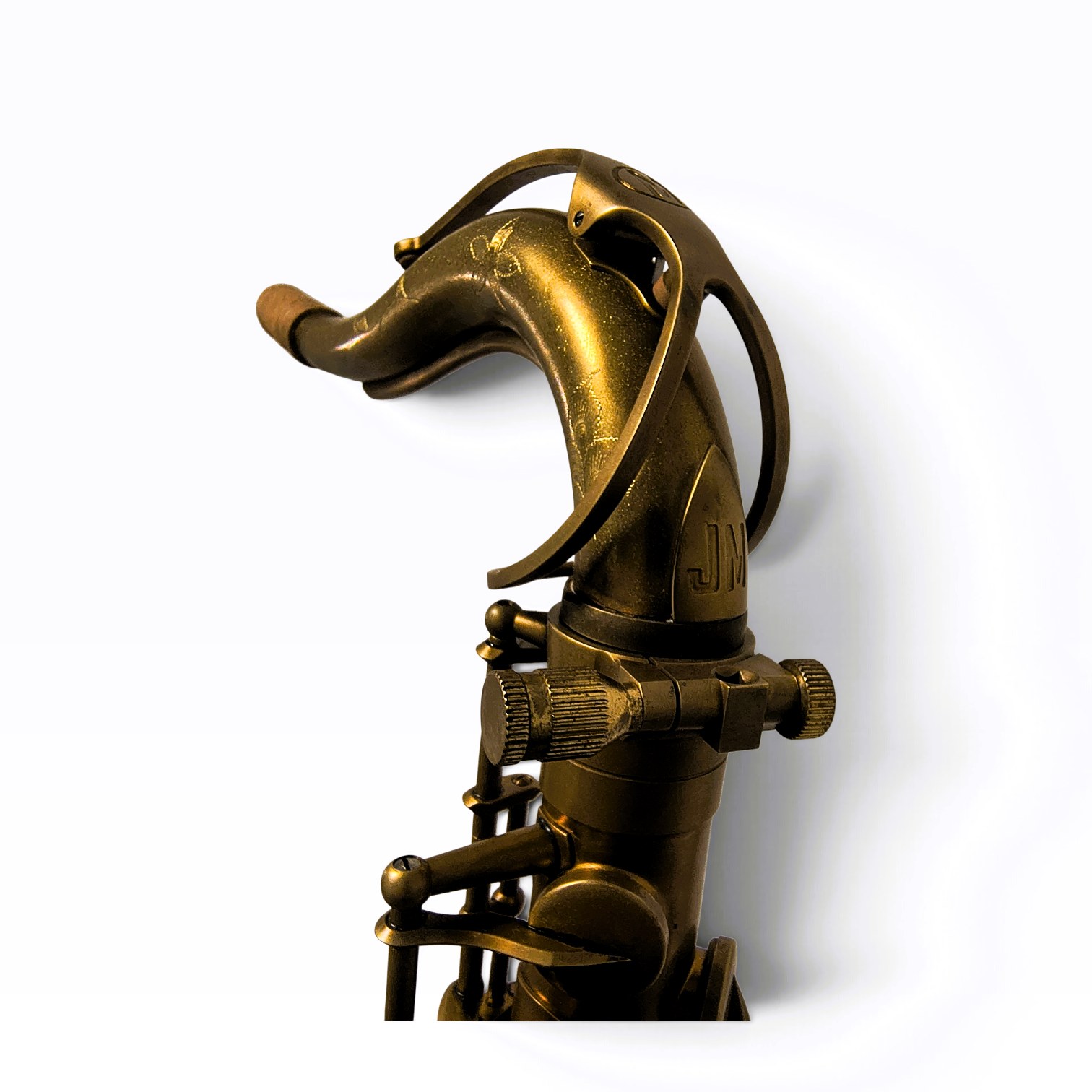 JazzMaxx MKI Duke Tenorsaxofon, S-Bogen in mattem Vintage-Brass